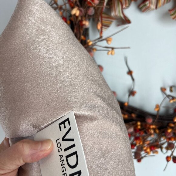 Evidnt Womens Stand Collar Long Sleeve Blouse XS in Taupe Brush - Picture 10 of 10